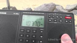 FM Radio Band Scan at Clacton On Sea Essex Beach July 2019