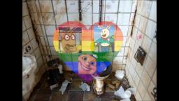 BUSTER BAXTER FOUL FECES INGESTION THREESOME IN A CONTAMINATED BATHROOM GAY XXX