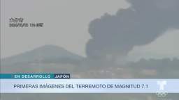 Difunden imágenes del terremoto de magnitud 7.1 en Japón