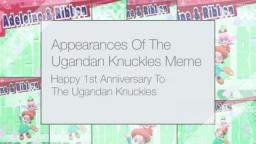 The Apperences Of The Ugandan Knuckles Meme