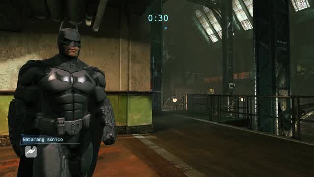 Probando un nivel cualquiera del modo desafío de Batman Arkham Origins