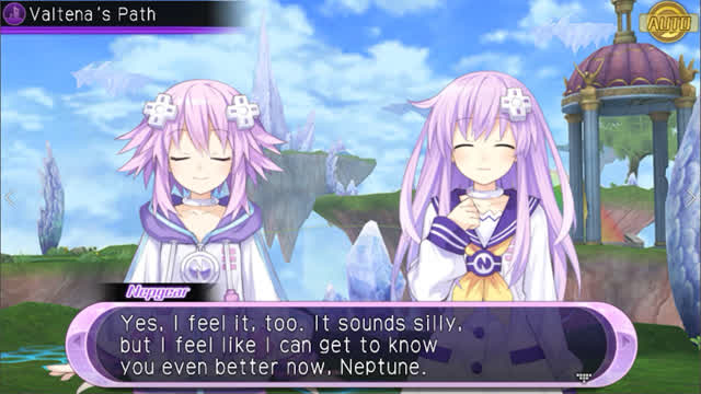 Hyperdimension Neptunia U Action Unleashed - Ch.3 Quest Cutscene - Purple Progress