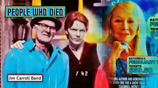 people who died 1980, jim carroll band