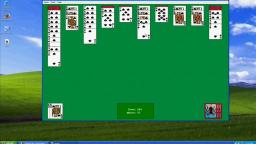 playin' solitaire [windows xp test]