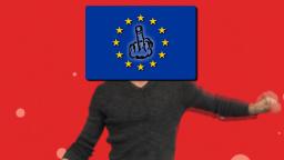 Flipping off The EU (No it's not me in the video, it's a celeb gif)