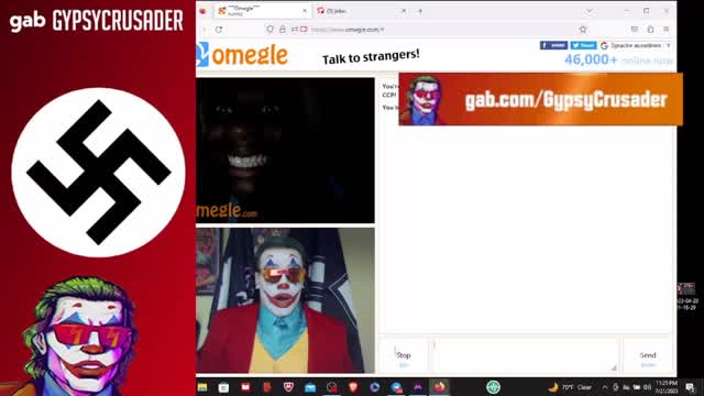 GypsyCrusader and nigger jumpscare