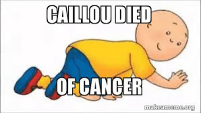 caillou goes crazy