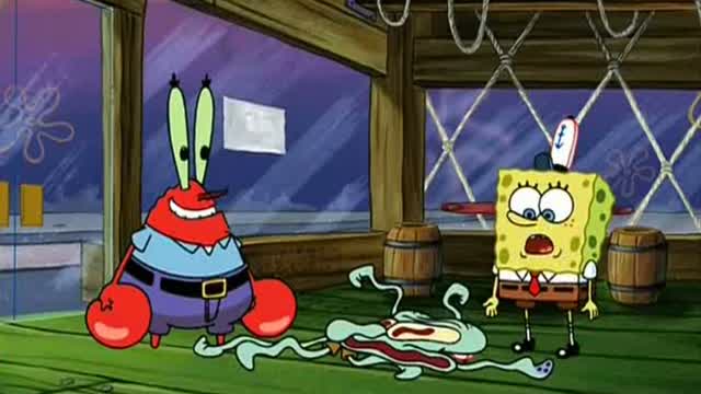 Spongebob - Graveyard Shift [Season 2, Episode 36a]