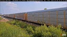 Railfanning in Oklahoma City, OK (7/30/2021) (Part 3) (Ft. Virtual Railfan, NOT MINE)