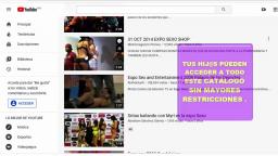 #YOUTUBE, LUGAR DONDE ABUNDA LA PORNOGRAFIA, SIN RESTRICCIONES NI REGLAS.