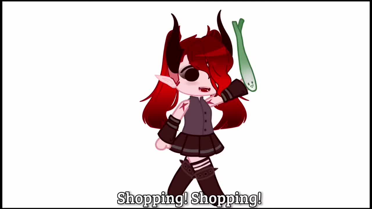 I love shopping gacha meme