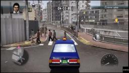 Yakuza 5 - Taxi Driving - PS4 Gameplay