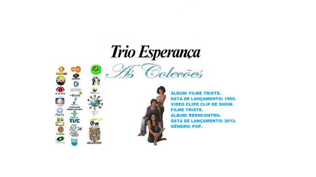 TRIO ESPERANÇA _ FILME TRISTE VIDEO CLIPE DE SHOW RARO