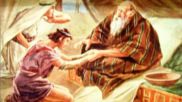 Genesis Chapter 27. Isaac blesses Jacob with Esau's blessing. (SCRIPTURE)