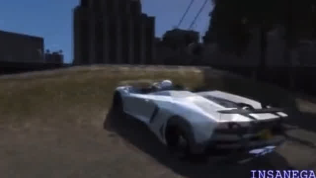 GRAND THEFT AUTO IV 2012 LAMBORGHINI AVENTADOR J CRASH TESTING HD