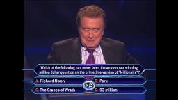 Regis Philbin and Meredith Vieira face off (WWTBAM 10th Anniversary Primetime US)