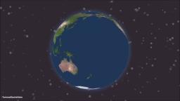 No distance between two points across the Earth's surface is truly flat