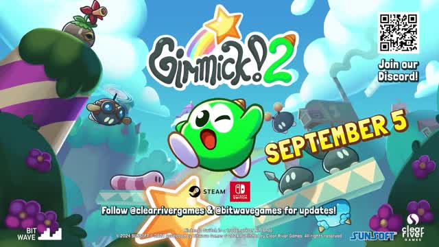 Gimmick 2 September 3rd,2024 Release Date trailer [Nintendo Switch and Playstation 4]