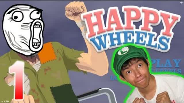 Juguemos Happy Wheels __ Sangre, Sangre y mas Sangre !!!