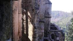 Monastery ruin, where Caspar David Friedrich was