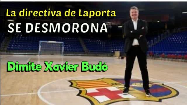 Xavier Budó dimite y deja al traidor Laporta solo