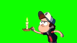 [Chroma Key] Dipper Pines (Gravity Falls) 001 - Green Screen