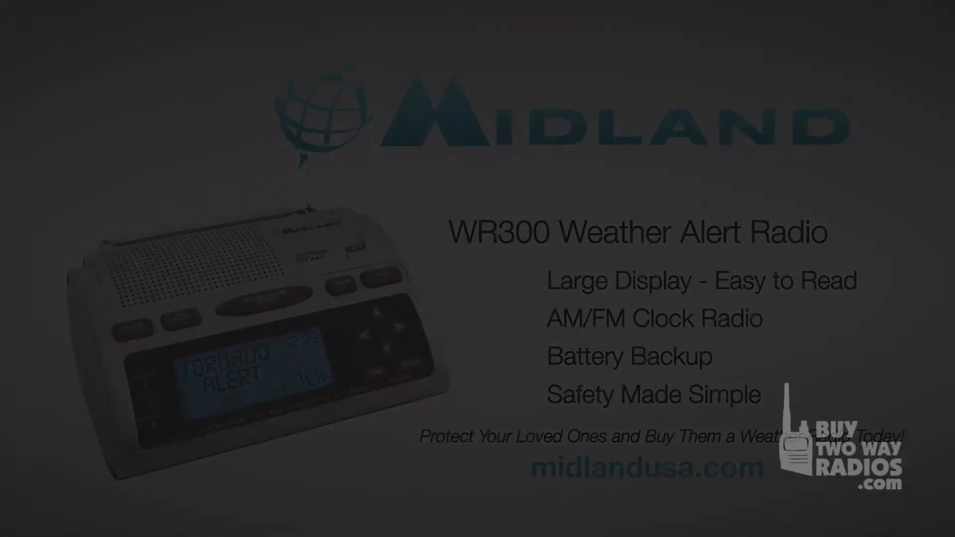 A Perfect Gift - The Midland WR300 Emergency NOAA Weather Radio