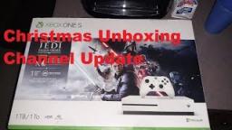 Christmas Unboxing|Star Wars Jedi Fallen Order Bundle|Xbox One S|Channel Update