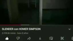 SLENDER con HOMER SIMPSON