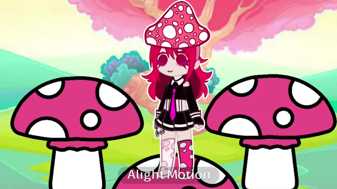 Mushroom dance gacha meme