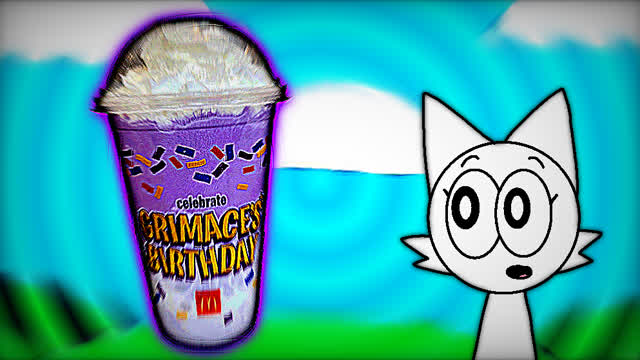 Sprunki Short Animation: Wenda Drink Grimace Shake