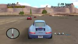 Cars (Wii Version) Sally's Sunshine Circuit Lv. 3