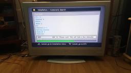 Look at a JVC LT-32DR7 32 inch Silver HD LCD TV & retune freeview