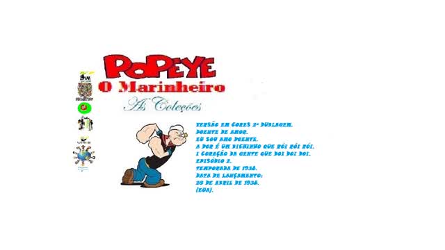 POPEYE _ DOENTE DE AMOR VERSÃO EM CORES DUBLADO