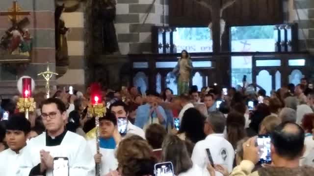 Llegada de la Virgen de Nazaret a la Catedral Basílica de Mazatlán, 14 de febrero de 2025