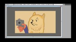 [SPEEDPAINT] doge pointing a fuckign gun