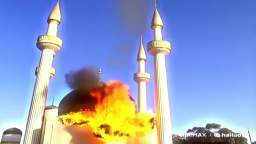 Brenton Tarrant Burning Mosque Edit