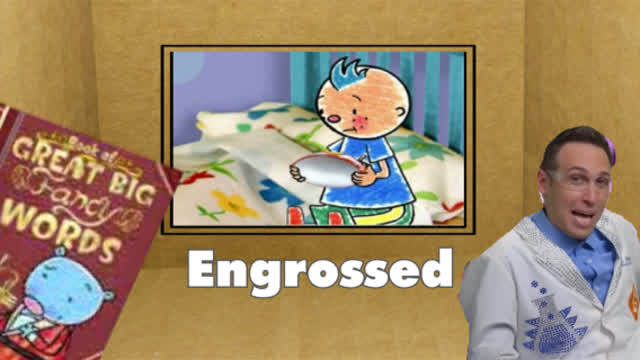 Pinky Dinky Doo's Great Big Fancy Word Clip: Engrossed (Jack1Set2 Style)