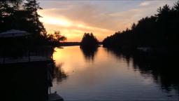 Sunsets in Gravenhurst Muskoka, Canada