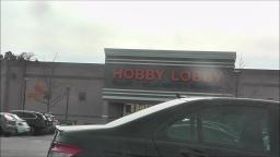 HOBBY LOBBY AND AN AIR RAID SIREN GOING OFF