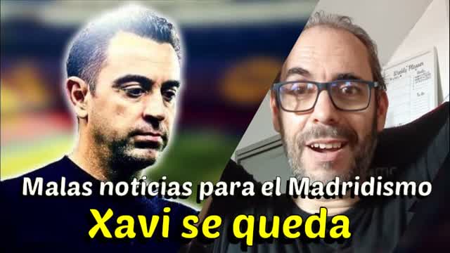 Xavi se queda!!!