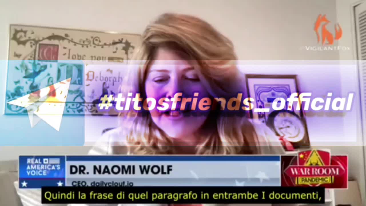 La Dott.ssa Naomi Wolf - La FDA ha insabbiato i dati