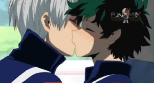 Shoto Todoroki x Midoriya Izuku Kiss | My Hero Academia