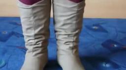 Jana shows her winter boots Jumex khaki