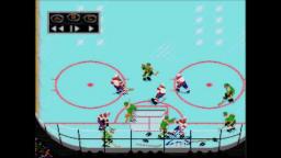 NHL Hockey - Fights - Sega Genesis Gameplay