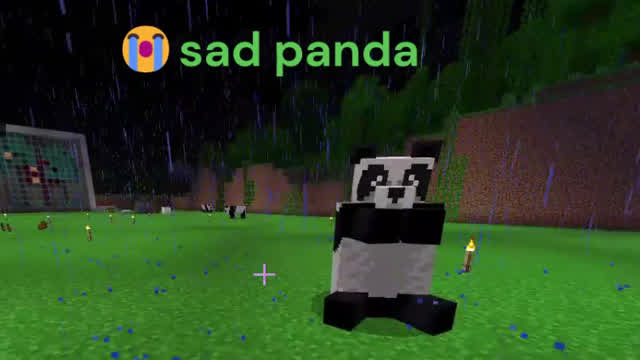 cute PANDA minecraft 1.20