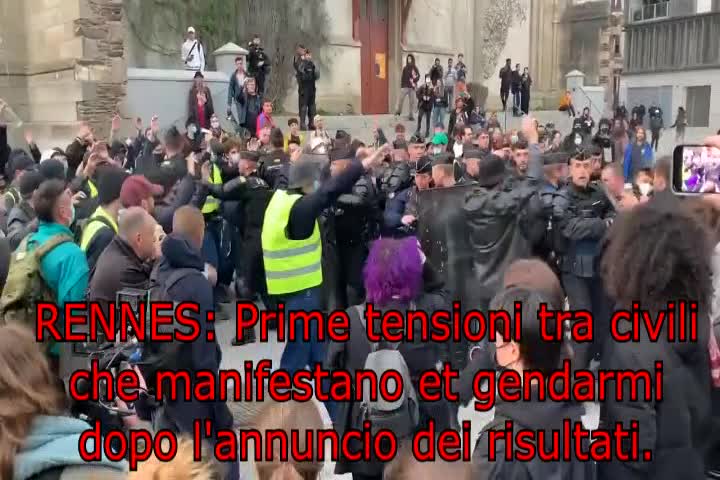 Proteste in Francia del 24 Aprile 2022 sul risultato delle Elezioni