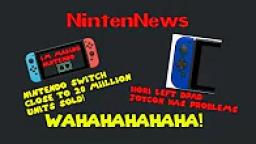 NintenNews: Nintendo Switch shy of hitting 20 million sold, Hori D-Pad Joycon has issues, and more!